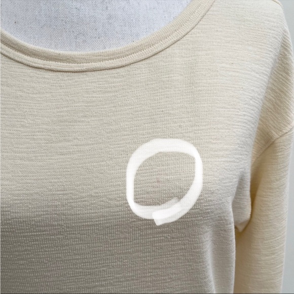 Free People Beach cream ivory long sleeve drop waist mini dress size XS - Picture 13 of 13